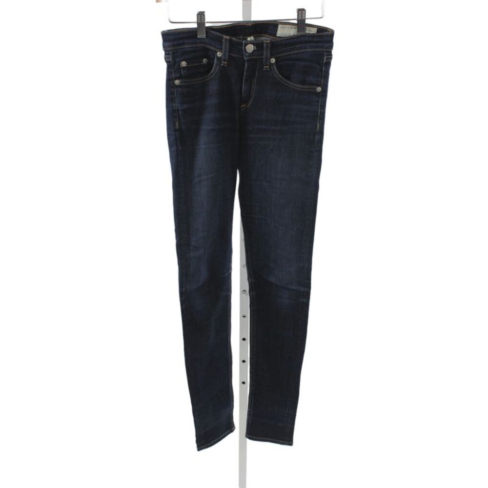 Rag & Bone Womens Skinny High Rise Blue Cotton Jeans Size 26